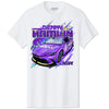 Denny Hamlin 2025 Yahoo 2-Spot T-Shirt White #11 NASCAR