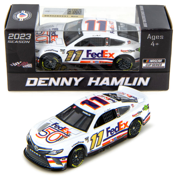 Denny Hamlin FedEx50 1:64 Standard 2023 Diecast Car #11 NASCAR