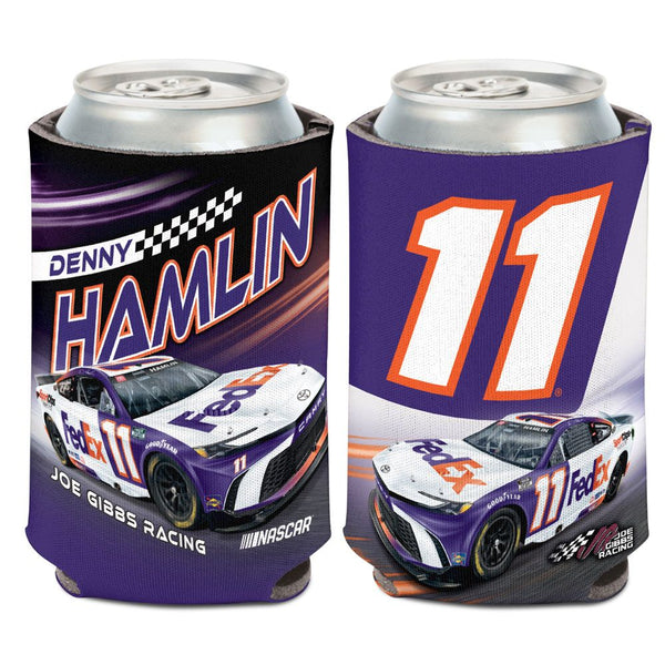 Denny Hamlin 2024 FedEx #11 Can Hugger 12oz Cooler NASCAR