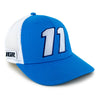 Denny Hamlin 2026 Big Number #11 Mesh NASCAR Hat Exclusive Blue/White