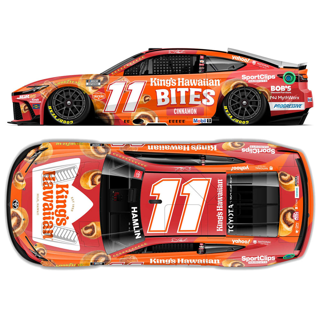 Denny Hamlin King's Hawaiian Cinnamon Bites 1:24 Standard 2026 Diecast Car #11 NASCAR