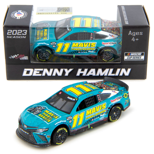 Denny Hamlin Pocono 50th Cup Series Race Win 1:64 Standard 2023 Diecast Car #11 NASCAR