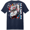 Denny Hamlin 2026 National Debt Relief Paint Scheme Classic Ink T-Shirt Blue #11 NASCAR