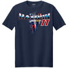 Denny Hamlin 2026 National Debt Relief Paint Scheme Classic Ink T-Shirt Blue #11 NASCAR