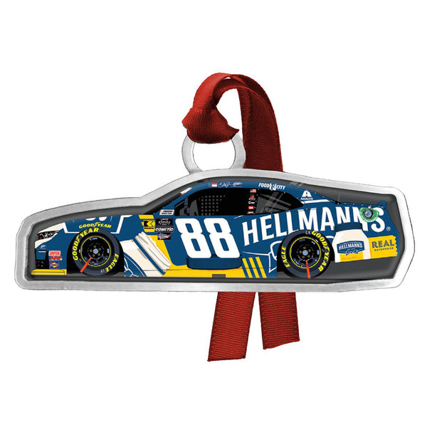 Dale Earnhardt Jr 2024 Pewter Car Ornament Hellmann's #88 NASCAR