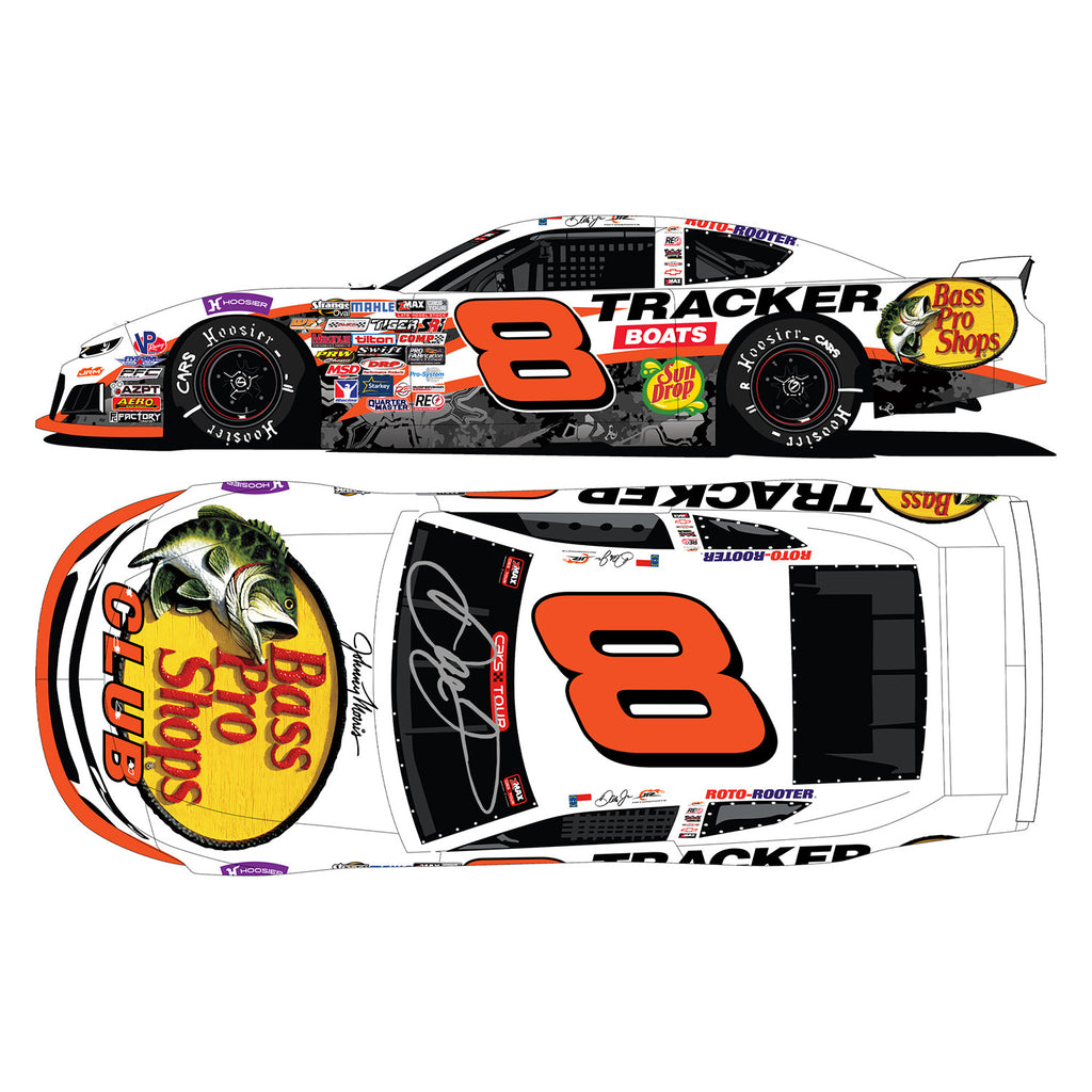 Dale Earnhardt Jr Autographed Bass Pro Shops #8 Late Model 1:24 Standard 2025 Diecast Car