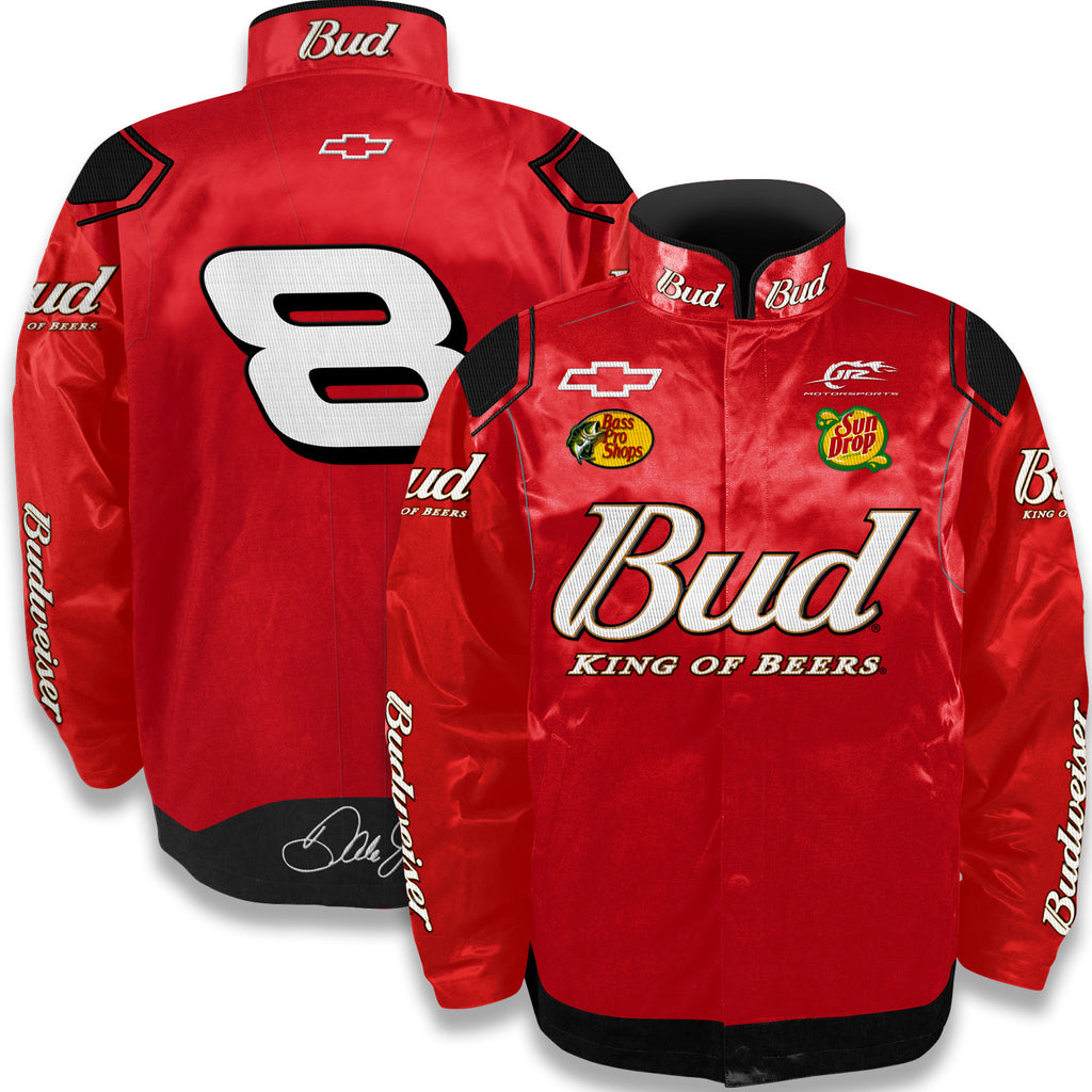 Dale Earnhardt Jr 2024 Bud #8 Uniform Pit Outerwear Jacket