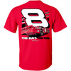 Dale Earnhardt Jr 2024 Bud #8 Red 2-Spot T-Shirt