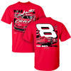 Dale Earnhardt Jr 2024 Bud #8 Red 2-Spot T-Shirt