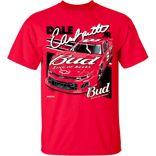 Dale Earnhardt Jr 2024 Bud #8 Red 2-Spot T-Shirt