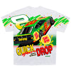 Dale Earnhardt Jr 2025 Sun Drop #8 Total Print White T-Shirt