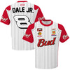 Dale Earnhardt Jr 2025 Bud #8 Late Model Sublimated Uniform Pit Crew T-Shirt