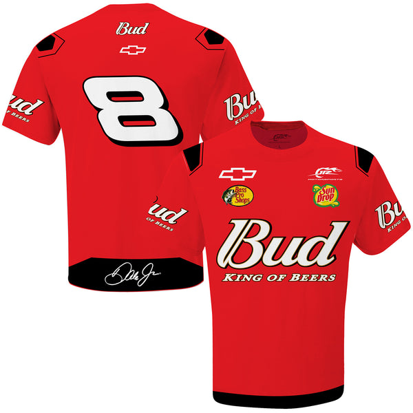 Dale Earnhardt Jr 2024 Bud #8 Sublimated Uniform Pit Crew T-Shirt