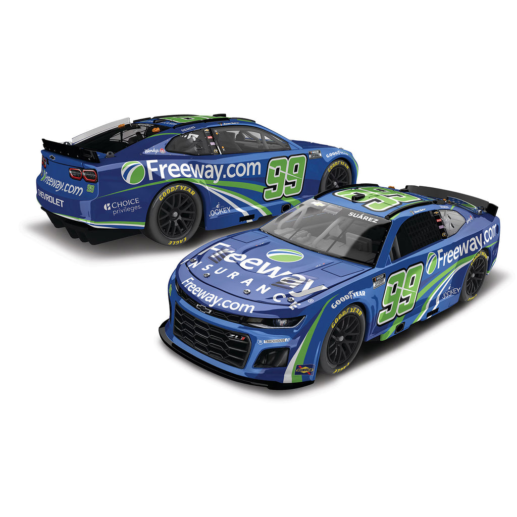 Daniel Suarez Freeway Insurance Blue 1:64 Standard 2025 Diecast Car #99 NASCAR