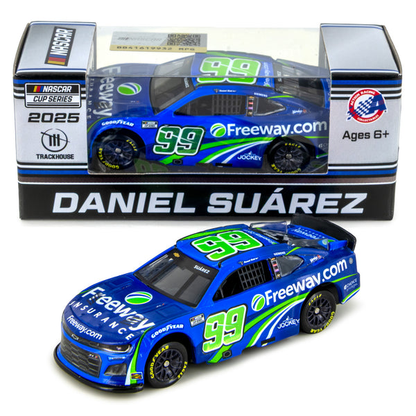 Daniel Suarez Freeway Insurance Blue 1:64 Standard 2025 Diecast Car #99 NASCAR