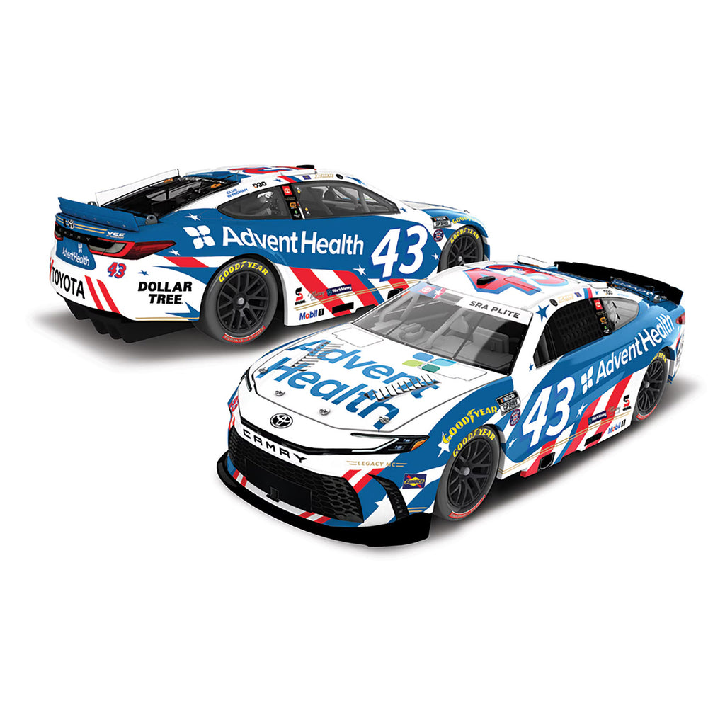 Erik Jones Advent Health Patriotic 1:24 Standard 2026 Diecast Car #43 NASCAR