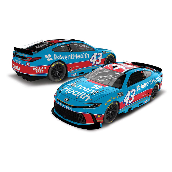 Erik Jones Autographed Darlington Throwback to 1994 Wally Dallenbach 1:24 Standard 2026 Diecast #43 NASCAR
