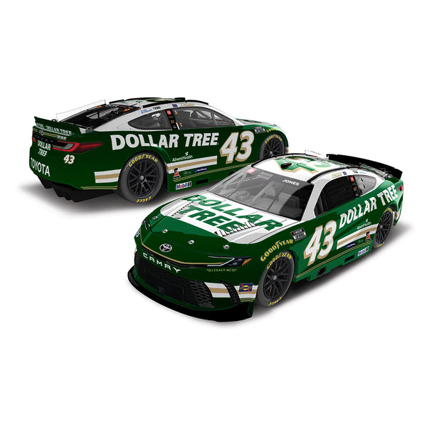 Erik Jones Dollar Tree 1:24 Color Chrome 2026 Diecast Car #43 NASCAR