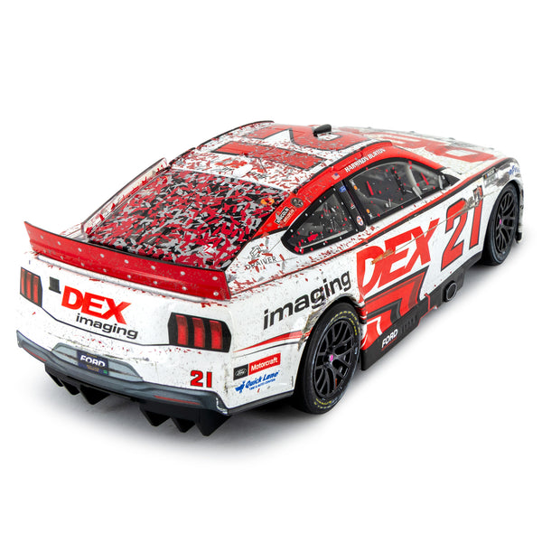 Harrison Burton Daytona First Cup Series Race Win / 100th Wood Brothers Team Win 1:24 Standard 2024 Diecast Car Dex #21 NASCAR