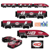 Hendrick Motorsports 40th Anniversary 2024 MRTP 28-Piece Battery-Operated Diecast Train Set In Special Collectible Packaging 