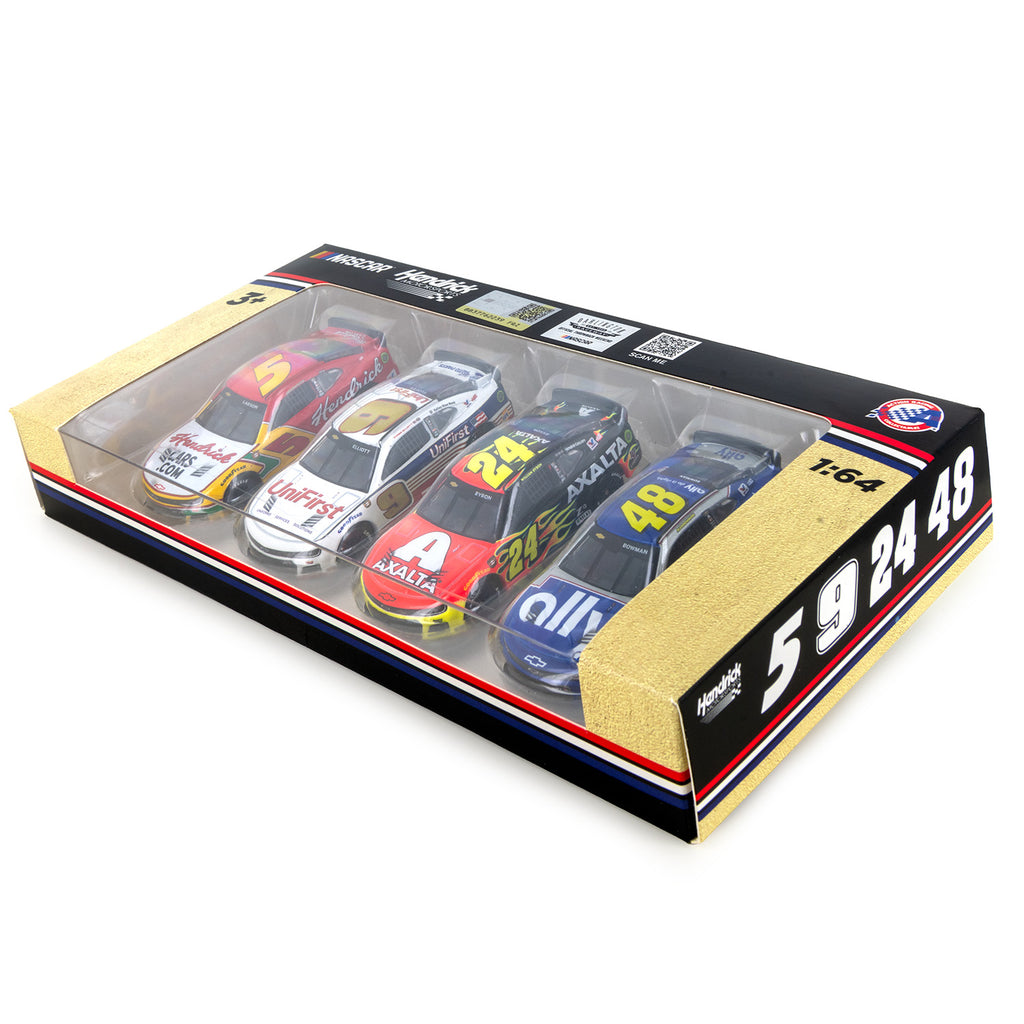 Hendrick Motorsports 1:64 Standard 2024 Darlington Throwback Diecast Set In Special Collectible Packaging NASCAR