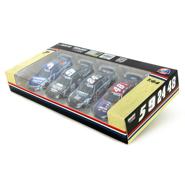 Hendrick Motorsports 1:64 Standard 2024 Patriotic Diecast Set In Special Collectible Packaging