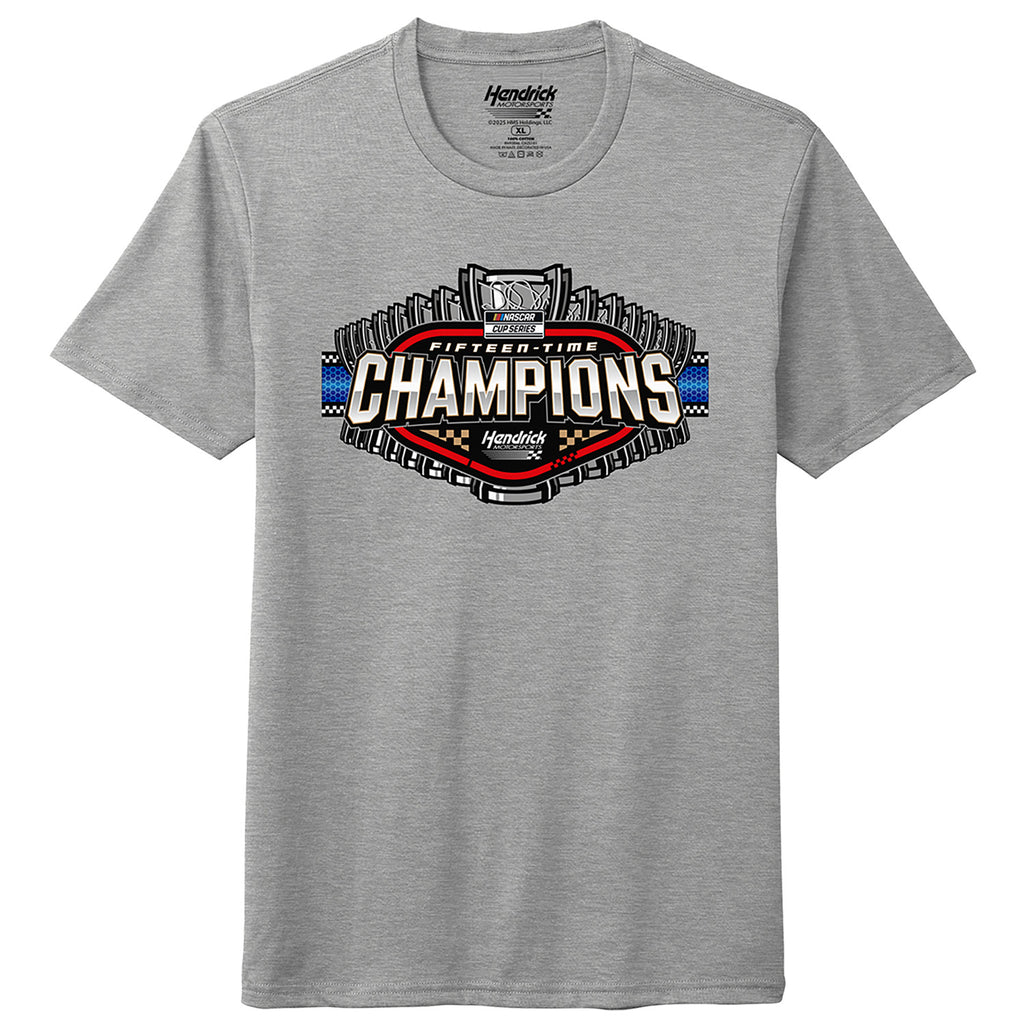 Hendrick Motorsports 15-Time Champion T-Shirt Gray