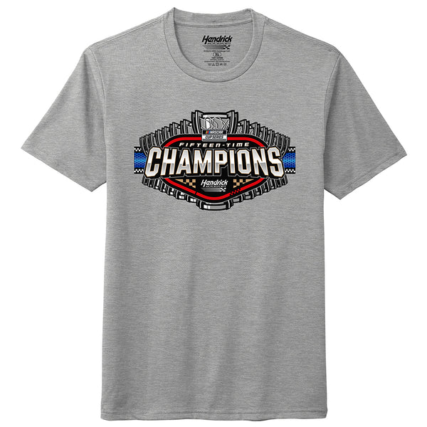Hendrick Motorsports 15-Time Champion T-Shirt Gray