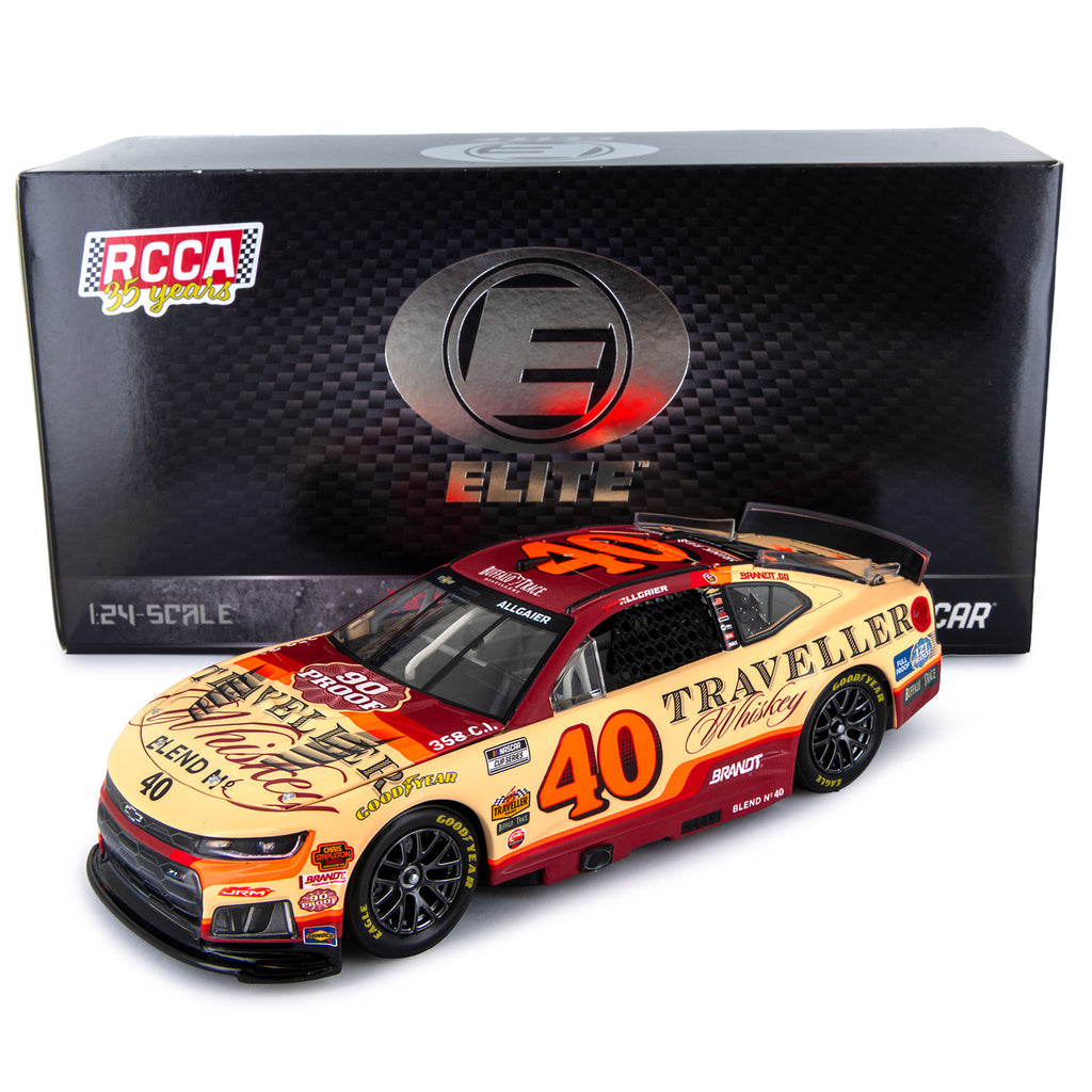 Justin Allgaier ELITE Traveller Whiskey 1:24 2026 Diecast Car #40 NASCAR