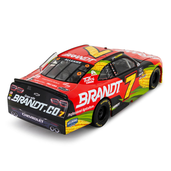 Justin Allgaier Autographed Brandt Xfinity Series 1:24 Standard 2025 Diecast Car Hand Signed #7 NASCAR