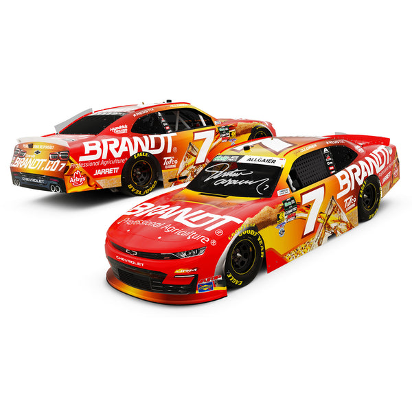 Justin Allgaier Autographed Brandt Whiskey 1:24 Standard 2026 Diecast Car #7 NASCAR
