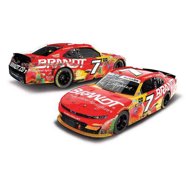 Justin Allgaier Autographed Darlington Race Win 1:24 Standard 2026 Diecast Car #7 NASCAR