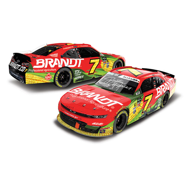 Justin Allgaier Autographed Martinsville Race Win 1:24 Standard 2026 Diecast Car #7 NASCAR