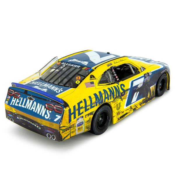 Justin Allgaier Autographed Martinsville Xfinity Series Race Win 1:24 Standard 2023 Diecast Car Hellmann's #7 NASCAR