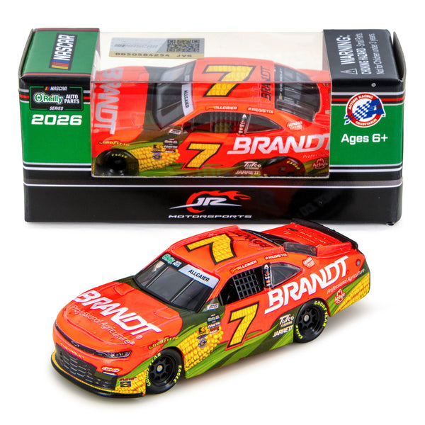 Justin Allgaier Brandt 1:64 2026 Diecast Car #7 NASCAR