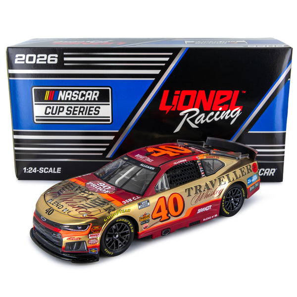 Justin Allgaier Traveller Whiskey 1:24 Color Chrome 2026 Diecast Car #40 NASCAR
