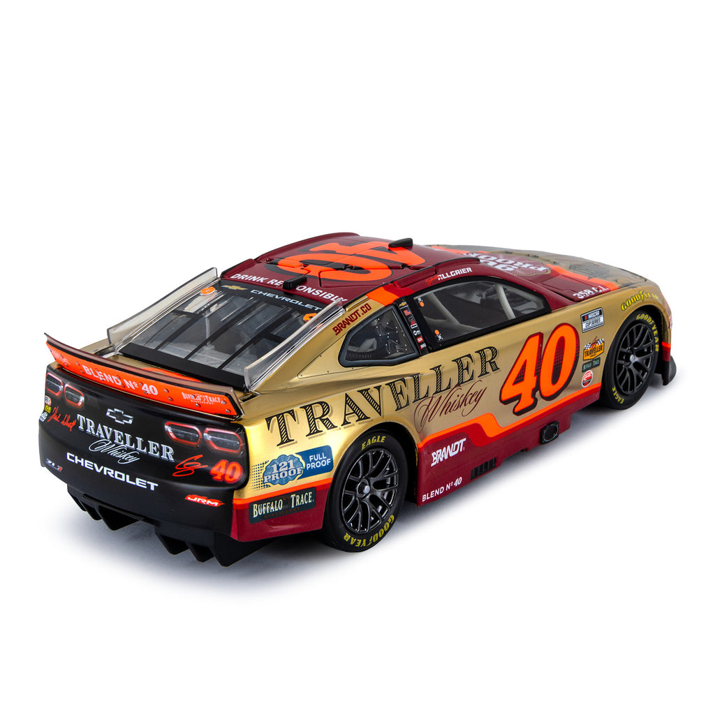 Justin Allgaier Traveller Whiskey 1:24 Color Chrome 2026 Diecast Car #40 NASCAR