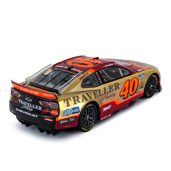 Justin Allgaier Traveller Whiskey 1:24 Color Chrome 2026 Diecast Car #40 NASCAR