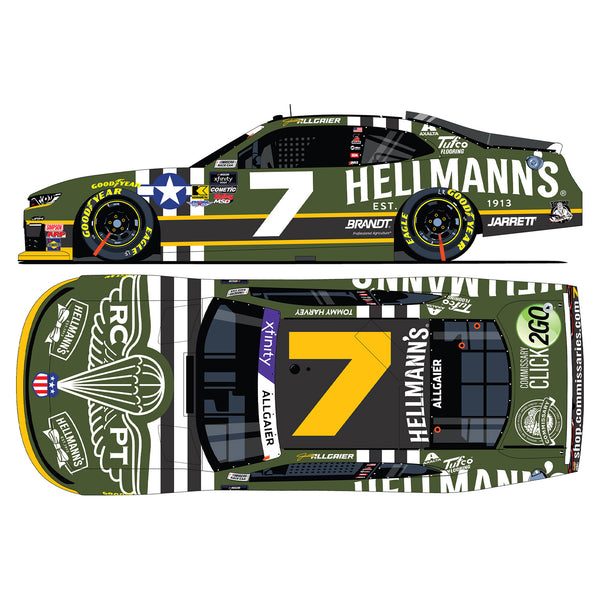 Justin Allgaier Hellmann's RCPT Salutes Xfinity Series 1:64 Standard 2025 Diecast Car #7 NASCAR