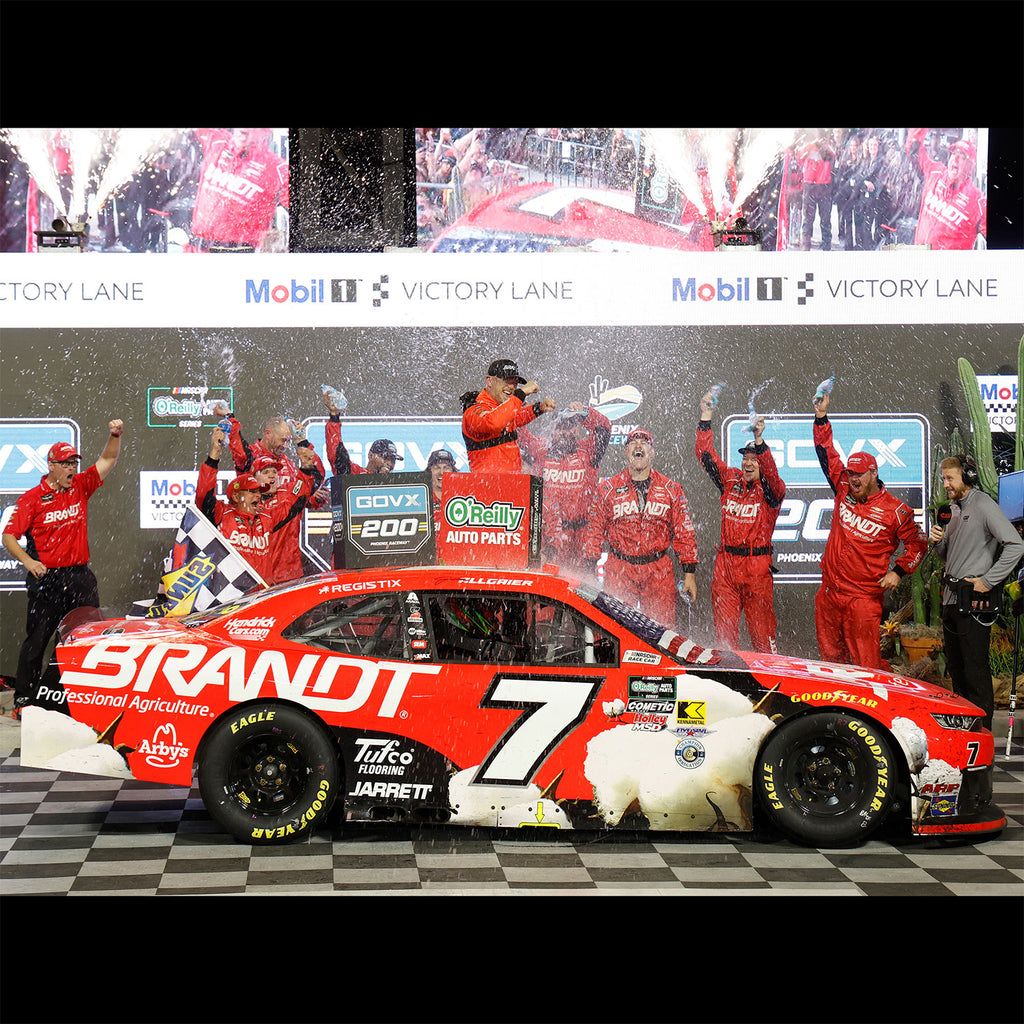 Justin Allgaier Phoenix Race Win 1:64 2026 Diecast Car #7 Brandt NASCAR