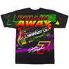 Justin Allgaier 2025 Brandt Total Print Black T-Shirt #7 NASCAR
