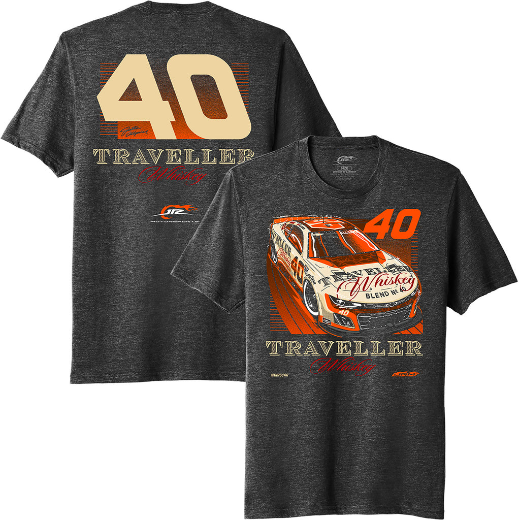 Justin Allgaier 2025 Traveller Drive #40 T-Shirt Black NASCAR JRM