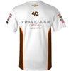 Justin Allgaier 2025 Traveller Whiskey #40 JR Motorsports Sublimated Uniform Pit Crew T-Shirt NASCAR JRM