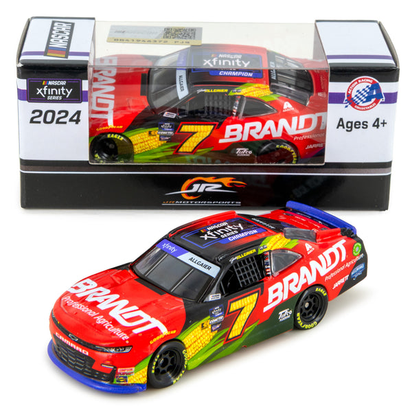 Justin Allgaier NASCAR Xfinity Series Champion 1:64 Standard 2024 Diecast Car #7 NASCAR Brandt