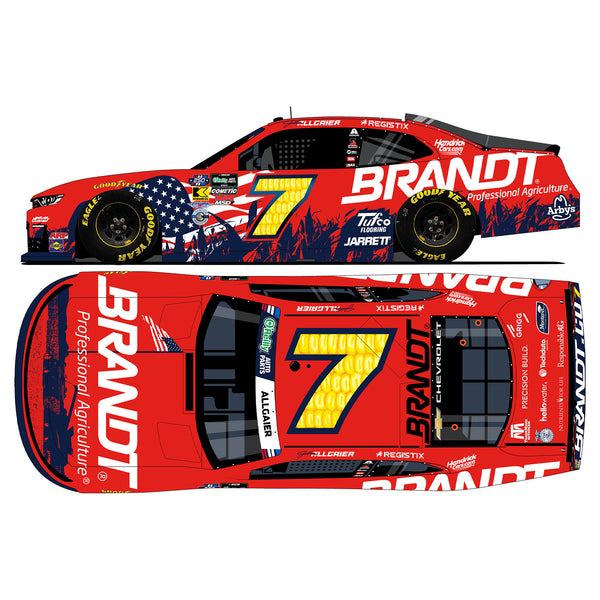 Justin Allgaier Brandt Patriotic 1:64 2026 Diecast Car #7 NASCAR