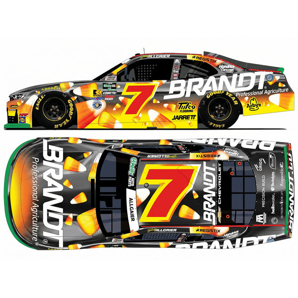 Justin Allgaier Color Chrome Brandt Halloween 1:24 Standard 2026 Diecast Car #7 NASCAR