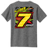 Justin Allgaier 2024 Brandt #7 Heather T-Shirt NASCAR