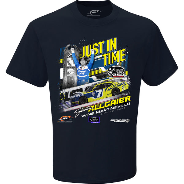 Justin Allgaier 2023 Martinsville Xfinity Series Race Win T-Shirt Hellmann's #7 NASCAR