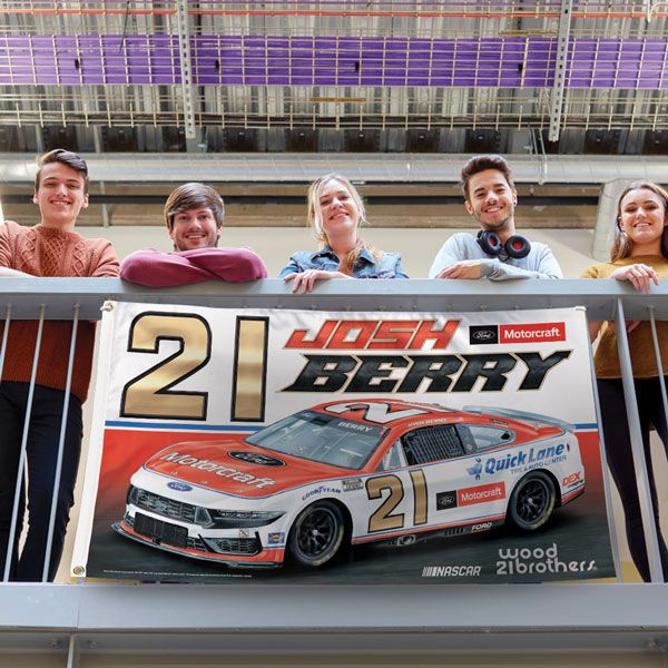 Josh Berry 2025 Motorcraft #21 Car 3x5 Flag NASCAR