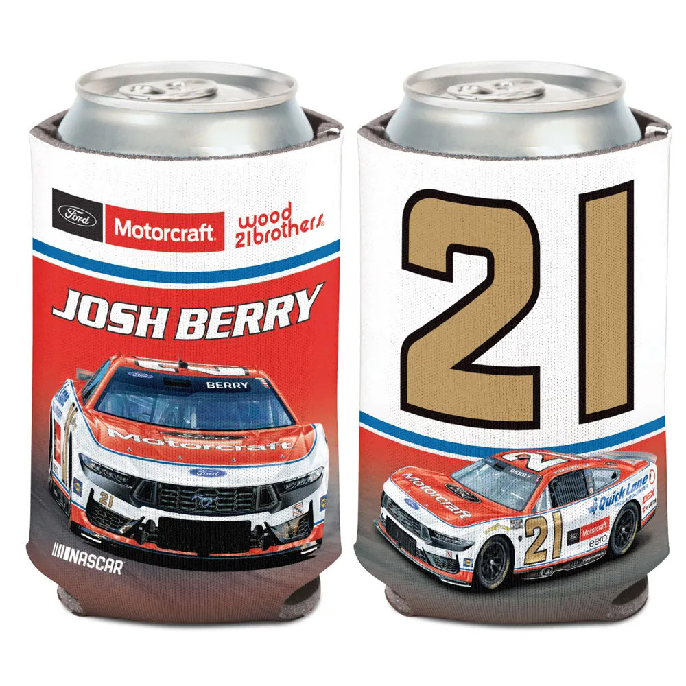 Josh Berry 2026 Motorcraft #21 Can Hugger 12oz Cooler